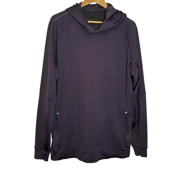 Lululemon Textured Tech Hoodie *Heathered Grape Thistle / Graphite Grey - Picture 2 of 10